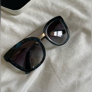 Dolce & Gabbana sunglasses blue leopard print